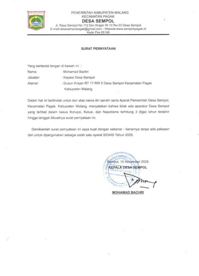 Album : SURAT PERNYATAAN